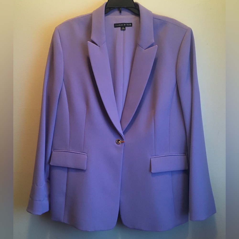 Lavender Women's Blazer by Preston & York - Picture 2 of 9